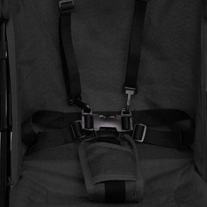 vidaXL Stroller Anthracite and Black Steel