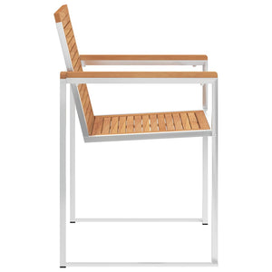 Gartenstühle 4 Stk. mit Kissen Massivholz Teak