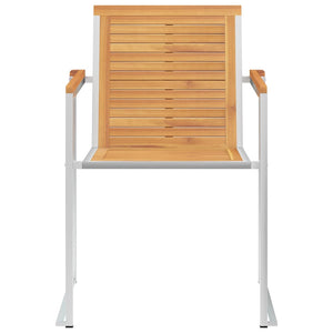 Gartenstühle 6 Stk. mit Kissen Massivholz Teak