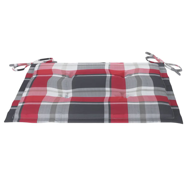 vidaXL Garden Chairs 8 pcs. with Cushions Solid Teak Wood