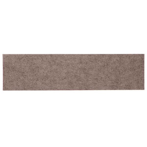 vidaXL Self-Adhesive Stair Mats 15 pcs. 76x20 cm Light Brown Rectangular