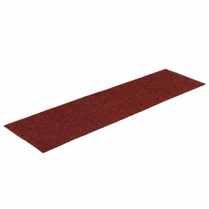 vidaXL Self-Adhesive Stair Treads 15 pcs. 76x20 cm Burgundy Rectangular