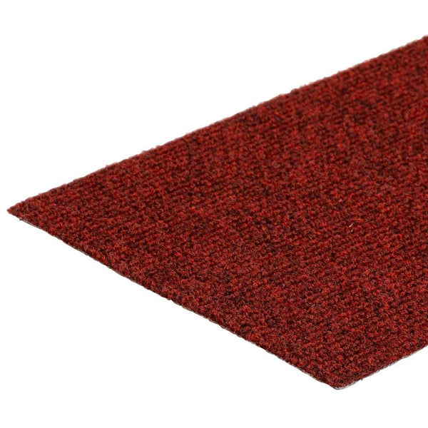 vidaXL Self-Adhesive Stair Treads 15 pcs. 76x20 cm Burgundy Rectangular