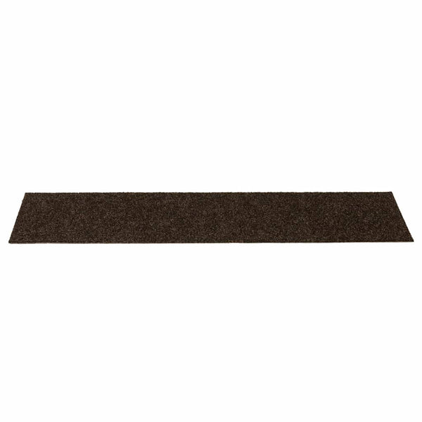 vidaXL Self-Adhesive Stair Treads 15 pcs. 76x20 cm Brown Rectangular