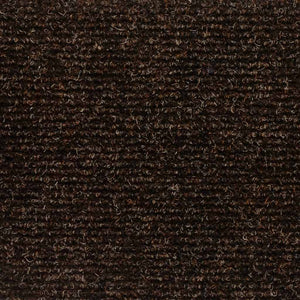 vidaXL Self-Adhesive Stair Treads 15 pcs. 76x20 cm Brown Rectangular
