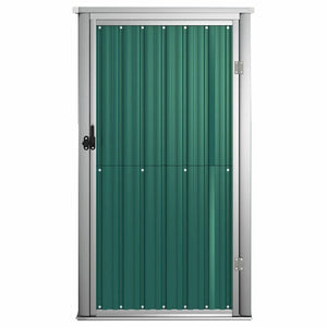 vidaXL Garden Shed Green 88x89x161 cm Galvanized Steel