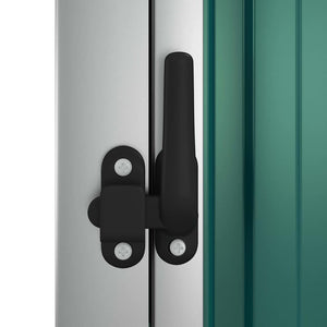 vidaXL Garden Shed Green 88x89x161 cm Galvanized Steel