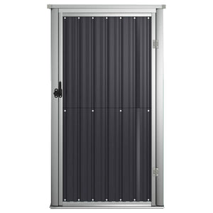 vidaXL Tool Shed Anthracite 88x89x161 cm Galvanised Steel