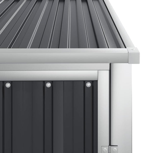 vidaXL Tool Shed Anthracite 88x89x161 cm Galvanised Steel
