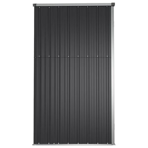 vidaXL Garden Shed Anthracite 161x89x161 cm Galvanized Steel