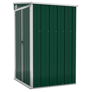 vidaXL Lean-to Shed Green 118x100x178 cm Galvanised Steel