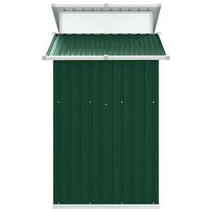 vidaXL Garden Shed Green 270x130x208.5 cm Galvanized Steel