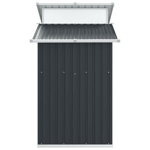 vidaXL Garden Shed Anthracite 270x130x208.5 cm Galvanized Steel
