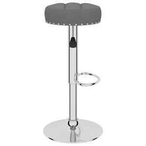 vidaXL Bar Stools 2 pcs. Dark Grey Fabric