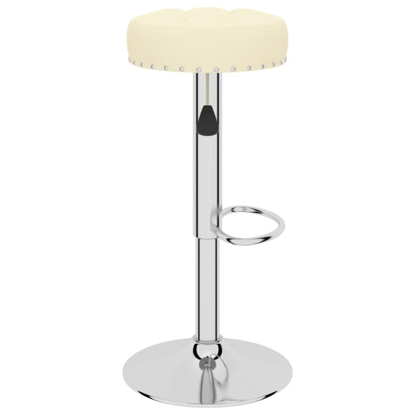 vidaXL Bar Stools 2 pcs Cream Fabric