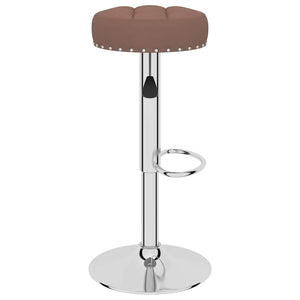 vidaXL Bar Stools 2 pcs Brown Fabric