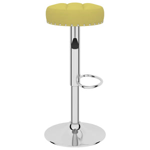 vidaXL Bar Stools 2 pcs Green Fabric