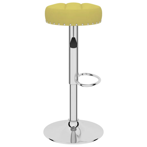 vidaXL Bar Stools 2 pcs Green Fabric