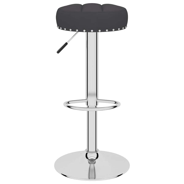 vidaXL Bar Stools 2 pcs Black Fabric