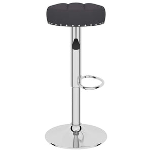 vidaXL Bar Stools 2 pcs Black Fabric