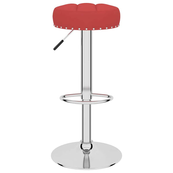 vidaXL Bar Stools 2 pcs. Wine Red Fabric