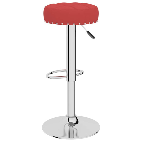 vidaXL Bar Stools 2 pcs. Wine Red Fabric