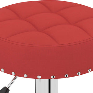 vidaXL Bar Stools 2 pcs. Wine Red Fabric
