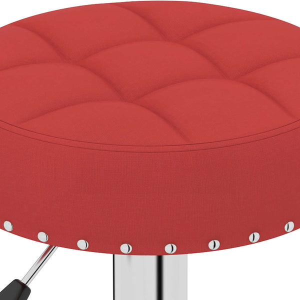 vidaXL Bar Stools 2 pcs. Wine Red Fabric