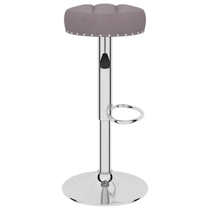 vidaXL Bar Stools 2 pcs Taupe Fabric