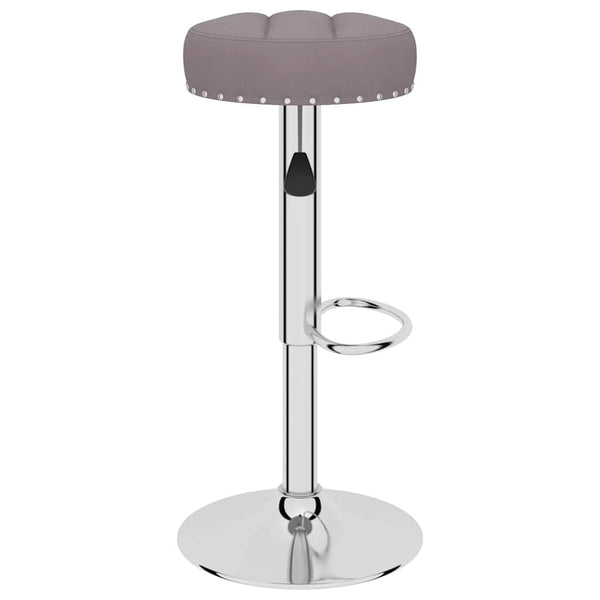 vidaXL Bar Stools 2 pcs Taupe Fabric