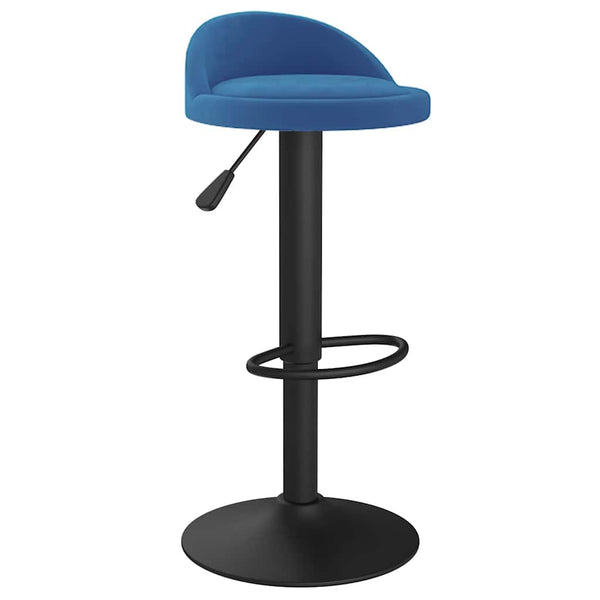 Blauer Samt Barhocker