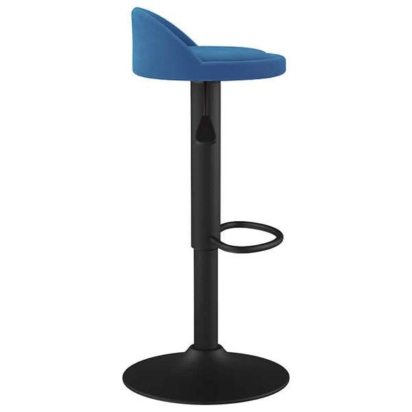 Blauer Samt Barhocker