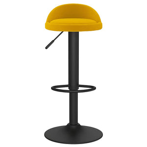 Gelber Samt Barhocker