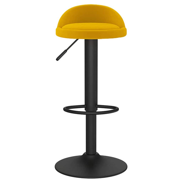 Gelber Samt Barhocker