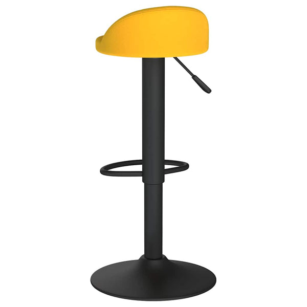 Gelber Samt Barhocker