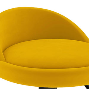 Gelber Samt Barhocker
