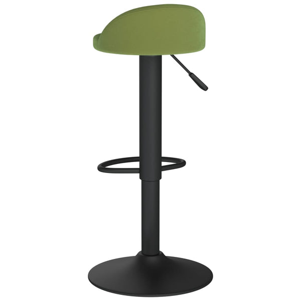 2er Set Barhocker Hellgrün Samt