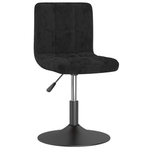 vidaXL Swivel Bar Stool Black Velvet
