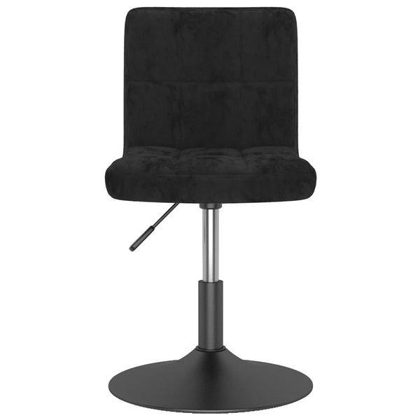 vidaXL Swivel Bar Stool Black Velvet