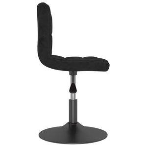 vidaXL Swivel Bar Stool Black Velvet