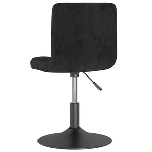 vidaXL Swivel Bar Stool Black Velvet