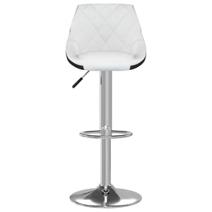 Barhocker 2er Set Weiß & Schwarz