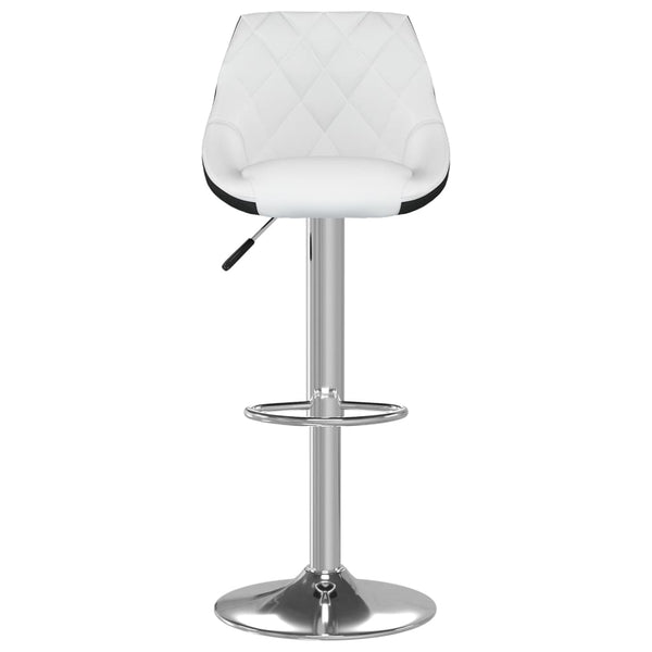 Barhocker 2er Set Weiß & Schwarz
