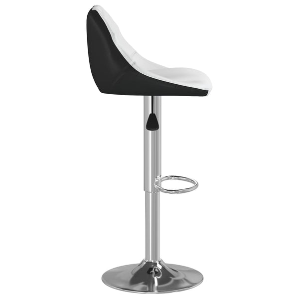 Barhocker 2er Set Weiß & Schwarz
