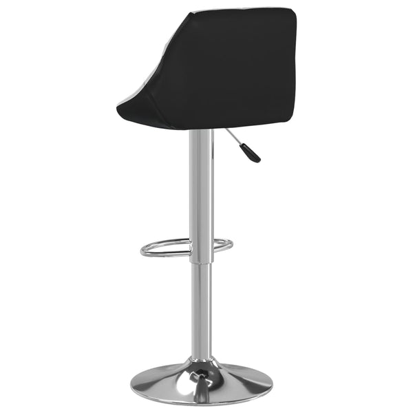 Barhocker 2er Set Weiß & Schwarz