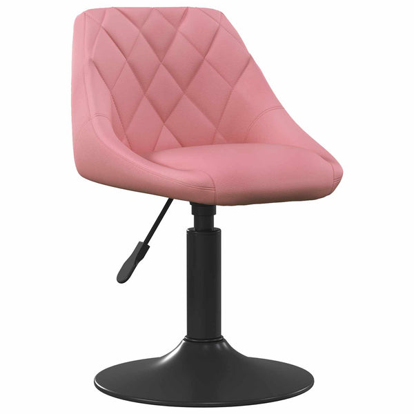 Rosa Geometrischer Barhocker Kunstleder