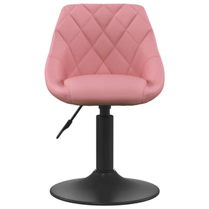 Rosa Geometrischer Barhocker Kunstleder
