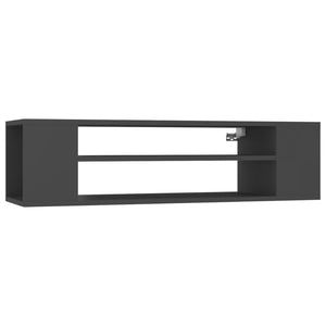 Grauer TV-Hängeschrank 100 cm