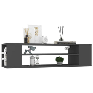 Grauer TV-Hängeschrank 100 cm