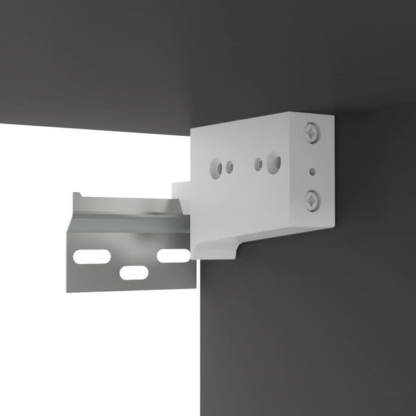 Grauer TV-Hängeschrank 100 cm
